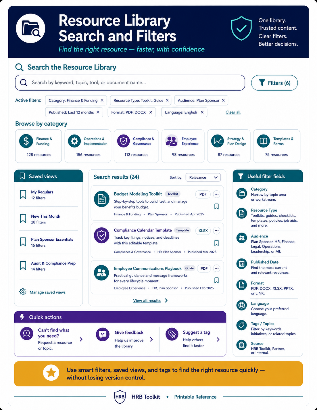 Resource Library Search and Filters portrait preview